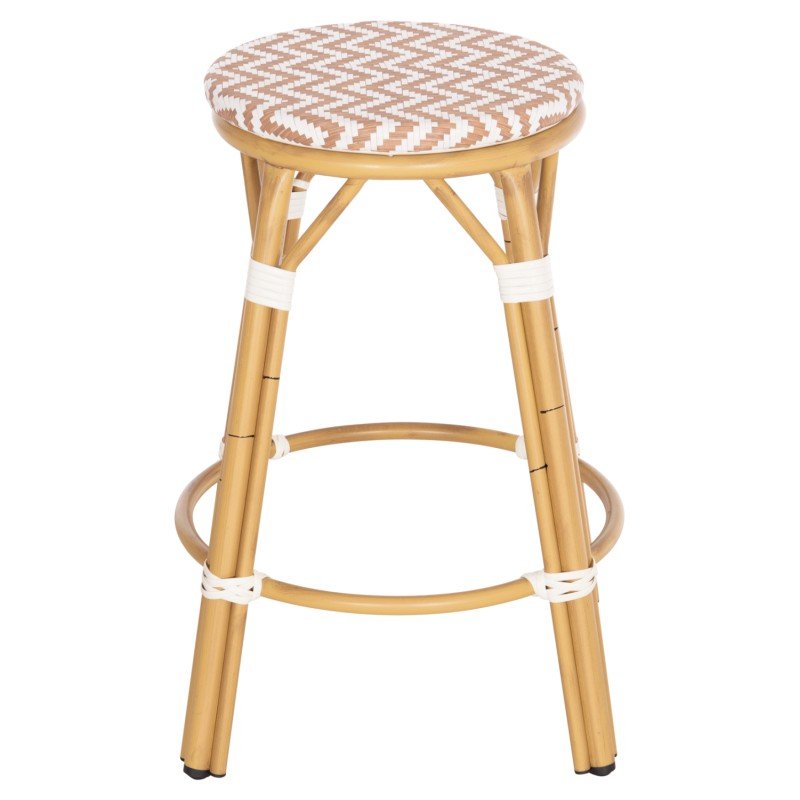 ΣΚΑΜΠΟ ΑΛΟΥΜΙΝΙΟΥ ΜΕΣ.ΥΨΟΥΣ CHINO HM6286.04 BAMBOO LOOK ΦΥΣΙΚΟ & TEXTILENE 43x43x65Υεκ
