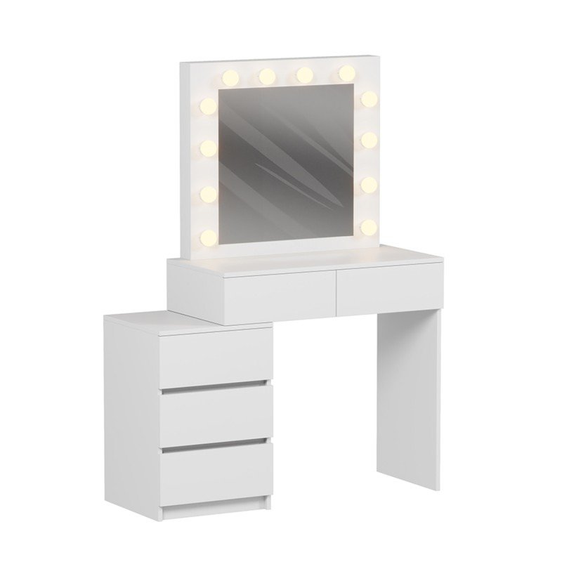 ΤΟΥΑΛΕΤΑ ΜΕ ΦΩΤΙΣΜΟ LED & ΣΥΡΤΑΡΙΑ BEYON HM2500.03 ΜΕΛΑΜΙΝΗ ΣΕ ΛΕΥΚΟ 80x40x140Υεκ.
