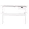 ΓΡΑΦΕΙΟ/ΣΧΕΔΙΑΣΤΗΡΙΟ ASCENT HM18289 MDF ΣΕ ΛΕΥΚΟ 109x55x87,5Υεκ