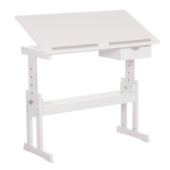 ΓΡΑΦΕΙΟ/ΣΧΕΔΙΑΣΤΗΡΙΟ ASCENT HM18289 MDF ΣΕ ΛΕΥΚΟ 109x55x87,5Υεκ