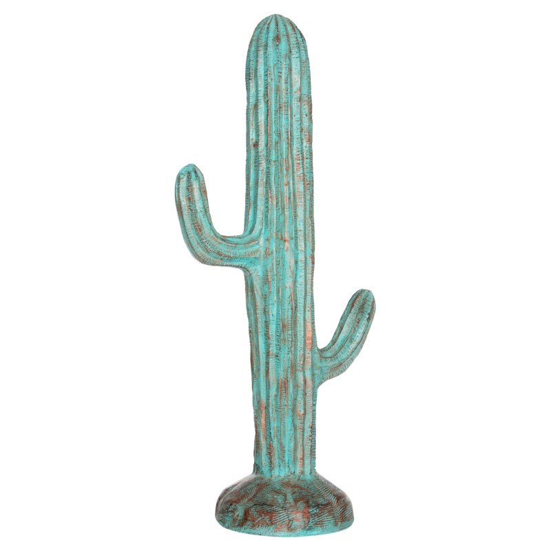 ΔΙΑΚΟΣΜΗΤΙΚΟΣ ΚΑΚΤΟΣ ΔΑΠΕΔΟΥ CACTUS HM4386.03L ΓΥΨΟΣ ΣΕ ΤΙΡΚΟΥΑΖ 63x37x150Υεκ.