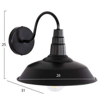 ΑΠΛΙΚΑ ΤΟΙΧΟΥ DONO HM4478 ΜΕΤΑΛΛΟ ΣΕ ΜΑΥΡΟ 26x31x25Υεκ. ΑΠΛΙΚΑ ΤΟΙΧΟΥ DONO HM4478 ΜΕΤΑΛΛΟ ΣΕ ΜΑΥΡΟ 26x31x25Υεκ.