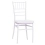 ΚΑΡΕΚΛΑ CATERING TIFFANY ΜΕ ΜΑΞΙΛΑΡΙ HM21104 ΛΕΥΚΟ ΠΟΛΥΠΡΟΠΥΛΕΝΙΟ 39x47x89Yεκ.