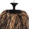 ΦΩΤΙΣΤΙΚΟ ΟΡΟΦΗΣ ORDEM HM4716 ΚΑΠΕΛΟ ΙΝΕΣ SISAL & ΜΠΑΝΑΝΑΣ-ΜΑΥΡΟ & ΦΥΣΙΚΟ Φ60x50Υεκ