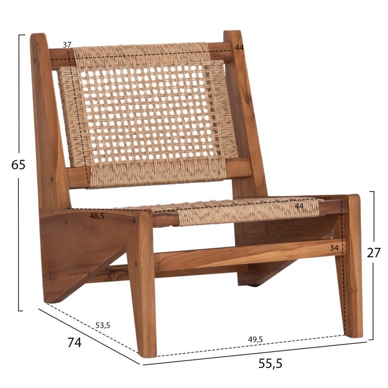 ΚΑΡΕΚΛΑ LOUNGE LUKILLA HM9913 ΞΥΛΟ TEAK ΣΕ ΦΥΣΙΚΟ--ΣΥΝΘ.ΣΧΟΙΝΙ ΜΠΕΖ 55,5x74x65Υεκ. ΚΑΡΕΚΛΑ LOUNGE LUKILLA HM9913 ΞΥΛΟ TEAK ΣΕ ΦΥΣΙΚΟ--ΣΥΝΘ.ΣΧΟΙΝΙ ΜΠΕΖ 55,5x74x65Υεκ.