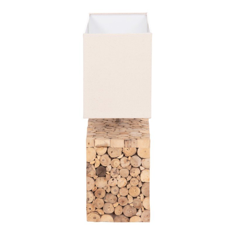 ΕΠΙΤΡΑΠΕΖΙΟ ΦΩΤΙΣΤΙΚΟ TWIGGY HM4437 DRIFTWOOD & ΛΕΥΚΟ ΚΑΠΕΛΟ 50.5x16x45.5Υεκ.