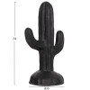 ΔΙΑΚΟΣΜΗΤΙΚΟΣ ΚΑΚΤΟΣ ΔΑΠΕΔΟΥ CACTUS HM4386.01S ΓΥΨΟΣ ΣΕ ΜΑΥΡΟ 42x30x74Υεκ.