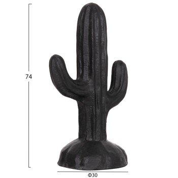 ΔΙΑΚΟΣΜΗΤΙΚΟΣ ΚΑΚΤΟΣ ΔΑΠΕΔΟΥ CACTUS HM4386.01S ΓΥΨΟΣ ΣΕ ΜΑΥΡΟ 42x30x74Υεκ.