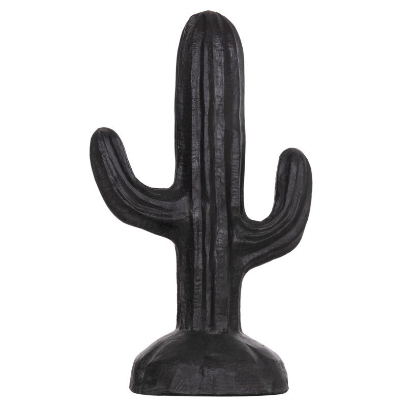ΔΙΑΚΟΣΜΗΤΙΚΟΣ ΚΑΚΤΟΣ ΔΑΠΕΔΟΥ CACTUS HM4386.01S ΓΥΨΟΣ ΣΕ ΜΑΥΡΟ 42x30x74Υεκ.