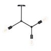 ΦΩΤΙΣΤΙΚΟ ΟΡΟΦΗΣ 3-ΦΩΤΟ LIGHTY HM7404.11 ΜΕΤΑΛΛΟ ΣΕ ΜΑΥΡΟ 52x5x48Υεκ.