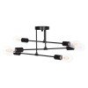ΦΩΤΙΣΤΙΚΟ ΟΡΟΦΗΣ ΠΟΛΥΦΩΤΟ LIGHTY HM7427.11 ΜΕΤΑΛΛΟ ΣΕ ΜΑΥΡΟ 51x51x23Υεκ.