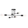 ΦΩΤΙΣΤΙΚΟ ΟΡΟΦΗΣ ΠΟΛΥΦΩΤΟ LIGHTY HM7427.11 ΜΕΤΑΛΛΟ ΣΕ ΜΑΥΡΟ 51x51x23Υεκ.