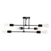 ΦΩΤΙΣΤΙΚΟ ΟΡΟΦΗΣ ΠΟΛΥΦΩΤΟ LIGHTY HM7427.11 ΜΕΤΑΛΛΟ ΣΕ ΜΑΥΡΟ 51x51x23Υεκ.