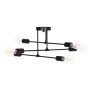 ΦΩΤΙΣΤΙΚΟ ΟΡΟΦΗΣ ΠΟΛΥΦΩΤΟ LIGHTY HM7427.11 ΜΕΤΑΛΛΟ ΣΕ ΜΑΥΡΟ 51x51x23Υεκ.