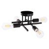 ΦΩΤΙΣΤΙΚΟ ΟΡΟΦΗΣ ΠΟΛΥΦΩΤΟ LIGHTY HM7428.11 ΜΕΤΑΛΛΟ ΣΕ ΜΑΥΡΟ 28x28x15Υεκ.