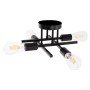 ΦΩΤΙΣΤΙΚΟ ΟΡΟΦΗΣ ΠΟΛΥΦΩΤΟ LIGHTY HM7428.11 ΜΕΤΑΛΛΟ ΣΕ ΜΑΥΡΟ 28x28x15Υεκ.