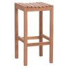 ΣΚΑΜΠΟ ΜΠΑΡ NIKOL HM18109 ΞΥΛΟ ΤΕΑΚ ΣΕ ΦΥΣΙΚΟ 40x40x77Υεκ.