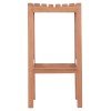 ΣΚΑΜΠΟ ΜΠΑΡ NIKOL HM18109 ΞΥΛΟ ΤΕΑΚ ΣΕ ΦΥΣΙΚΟ 40x40x77Υεκ.