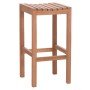 ΣΚΑΜΠΟ ΜΠΑΡ NIKOL HM18109 ΞΥΛΟ ΤΕΑΚ ΣΕ ΦΥΣΙΚΟ 40x40x77Υεκ.