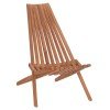 ΠΟΛΥΘΡΟΝΑ LOUNGE ΠΤΥΣΣΟΜΕΝΗ SHIGAO HM18112 ΞΥΛΟ TEAK--ΦΥΣΙΚΟ 61x88.5x89Υεκ.