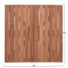 ΕΠΙΦΑΝΕΙΑ ΤΡΑΠΕΖΙΟΥ ΤΕΤΡΑΓΩΝΗ HM18135 ΞΥΛΟ TEAK--ΦΥΣΙΚΟ 60x60x4(πάχος)εκ.