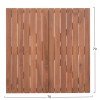 ΕΠΙΦΑΝΕΙΑ ΤΡΑΠΕΖΙΟΥ ΤΕΤΡΑΓΩΝΗ HM18136 ΞΥΛΟ TEAK--ΦΥΣΙΚΟ 70x70x4(πάχος)εκ.