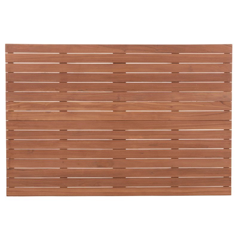 ΕΠΙΦΑΝΕΙΑ ΤΡΑΠΕΖΙΟΥ ΟΡΘΟΓΩΝΙΑ HM18138 ΞΥΛΟ TEAK--ΦΥΣΙΚΟ 120x80x4(πάχος)εκ.