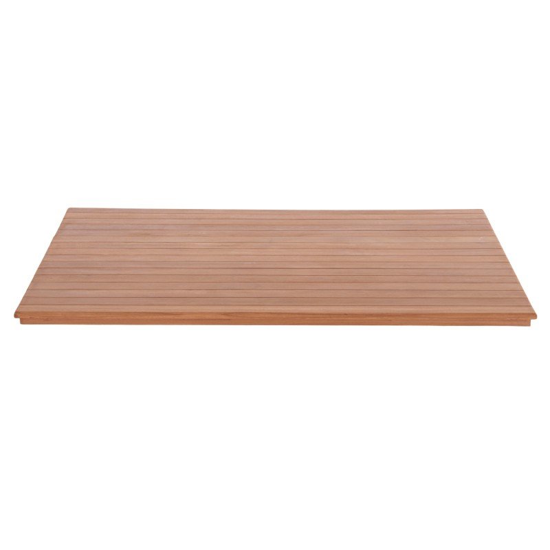 ΕΠΙΦΑΝΕΙΑ ΤΡΑΠΕΖΙΟΥ ΟΡΘΟΓΩΝΙΑ HM18138 ΞΥΛΟ TEAK--ΦΥΣΙΚΟ 120x80x4(πάχος)εκ.