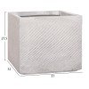 ΣΕΤ 4ΤΜΧ ΓΛΑΣΤΡΕΣ ΤΕΤΡΑΓΩΝΕΣ GARDENER HM4730 FIBERCLAY ΓΚΡΙ CEMENT 37x37x32Υεκ. ΣΕΤ 4ΤΜΧ ΓΛΑΣΤΡΕΣ ΤΕΤΡΑΓΩΝΕΣ GARDENER HM4730 FIBERCLAY ΓΚΡΙ CEMENT 37x37x32Υεκ.