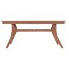 ΤΡΑΠΕΖΙ ΤΡΑΠΕΖΑΡΙΑΣ WONDER HM18116 ΞΥΛΟ TEAK--ΦΥΣΙΚΟ 180x91x75Υεκ.