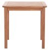 ΤΡΑΠΕΖΙ ΤΕΤΡΑΓΩΝΟ PRESSCOT HM18122 ΞΥΛΟ TEAK--ΦΥΣΙΚΟ 80x80x76Υεκ.