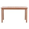 ΤΡΑΠΕΖΙ ΟΡΘΟΓΩΝΙΟ PRESSCOT HM18123 ΞΥΛΟ TEAK--ΦΥΣΙΚΟ 140x80x76Υεκ.