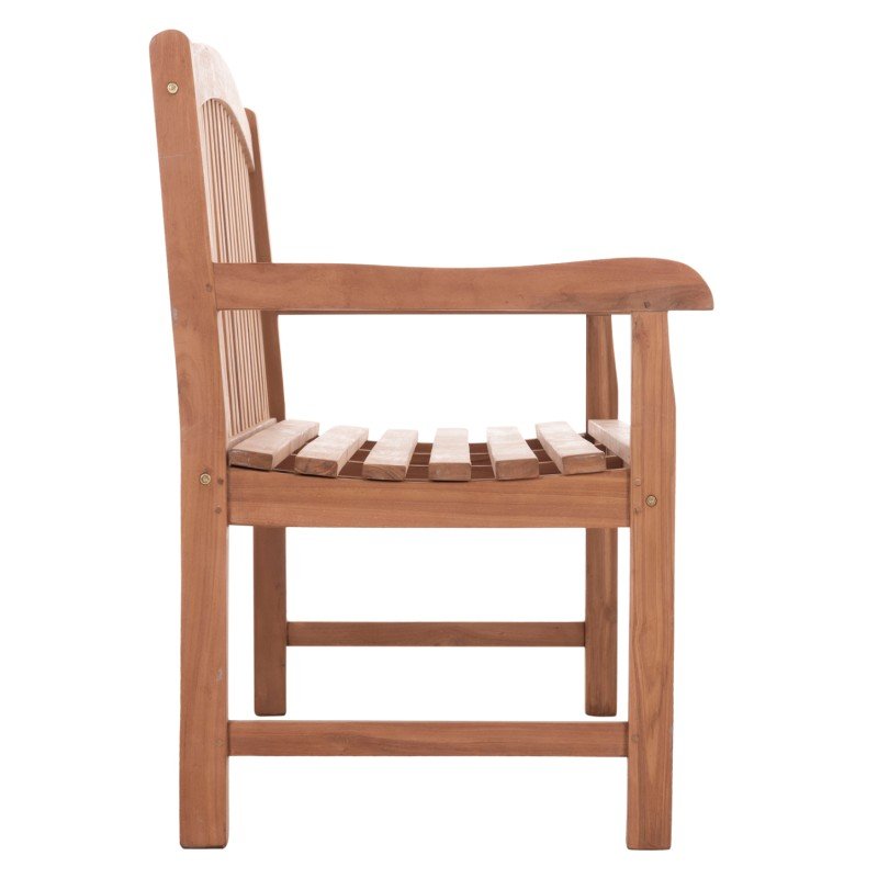 ΠΑΓΚΑΚΙ ΚΗΠΟΥ 3ΘΕΣΙΟ ELENA HM18125 ΞΥΛΟ TEAK--ΦΥΣΙΚΟ 150x61x95Υεκ.