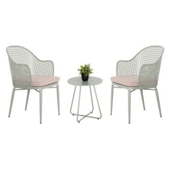 ΣΕΤ LOUNGE 3TMX ΕΞ.ΧΩΡΟΥ OREGO HM21107.06 ΑΛΟΥΜΙΝΙΟ & ΜΕΤΑΛΛΟ ΣΕ ΦΥΣΤΙΚΙ
