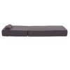 ΜΑΞΙΛΑΡΙ ΞΑΠΛΩΣΤΡΑΣ KIHEI HM21094.03 OLEFIN ΣΚΟΥΡΟ ΓΚΡΙ ΜΕ FOAM 198x70x20Υεκ