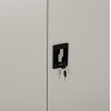 ΝΤΟΥΛΑΠΑ ΜΕΤΑΛΛΙΚΗ ΜΕ ΠΟΔΙΑ CLOD HM11998 2ΦΥΛΛΗ ΜΕ ΧΩΡΙΣΜΑ-ΑΝΟΙΧΤΟ ΓΚΡΙ 90Χ40Χ190Yεκ