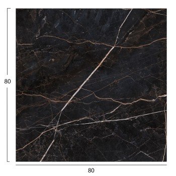 ΕΠΙΦΑΝΕΙΑ ΤΡΑΠΕΖΙΟΥ ΤΕΤΡΑΓΩΝΗ HPL HM5839.34 BLACK MARBLE 80x80εκ