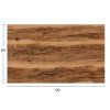 ΕΠΙΦΑΝΕΙΑ ΤΡΑΠΕΖΙΟΥ HPL ΟΡΘΟΓΩΝΙΑ HM5840.30 INDIAN SHEESHAM 120x80εκ.