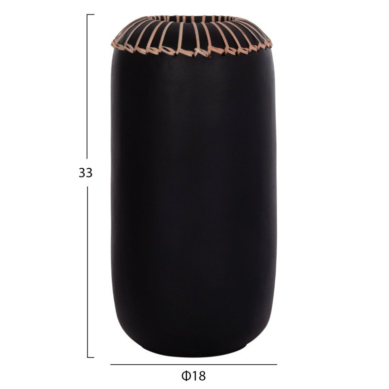 ΕΠΙΤΡΑΠΕΖΙΟ ΔΙΑΚΟΣΜΗΤΙΚΟ ΒΑΖΟ LENNOX HM4675.01S TΕΡΑΚΟΤΑ ΣΕ ΜΑΥΡΟ--Φ18x33Υεκ. ΕΠΙΤΡΑΠΕΖΙΟ ΔΙΑΚΟΣΜΗΤΙΚΟ ΒΑΖΟ LENNOX HM4675.01S TΕΡΑΚΟΤΑ ΣΕ ΜΑΥΡΟ--Φ18x33Υεκ.