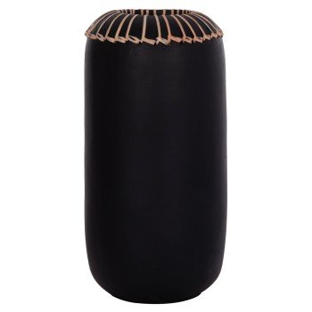 ΕΠΙΤΡΑΠΕΖΙΟ ΔΙΑΚΟΣΜΗΤΙΚΟ ΒΑΖΟ LENNOX HM4675.01S TΕΡΑΚΟΤΑ ΣΕ ΜΑΥΡΟ--Φ18x33Υεκ.