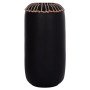 ΕΠΙΤΡΑΠΕΖΙΟ ΔΙΑΚΟΣΜΗΤΙΚΟ ΒΑΖΟ LENNOX HM4675.01S TΕΡΑΚΟΤΑ ΣΕ ΜΑΥΡΟ--Φ18x33Υεκ.