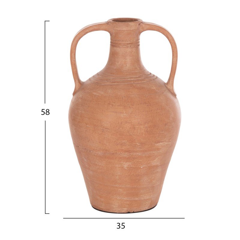 ΔΙΑΚΟΣΜΗΤΙΚΟΣ ΑΜΦΟΡΕΑΣ FEAX HM4676.08L ΤΕΡΑΚΟΤΑ ΣΕ ΦΥΣΙΚΟ--35x35x58Υεκ.