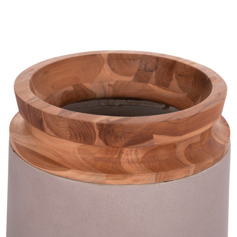 ΔΙΑΚΟΣΜΗΤΙΚΟ ΒΑΖΟ ΔΑΠΕΔΟΥ LINTER HM4662.05L FIBER CEMENT ΓΚΡΙ ΜΑΤ--ΞΥΛΟ ΤΕΑΚ Φ41x47Υεκ ΔΙΑΚΟΣΜΗΤΙΚΟ ΒΑΖΟ ΔΑΠΕΔΟΥ LINTER HM4662.05L FIBER CEMENT ΓΚΡΙ ΜΑΤ--ΞΥΛΟ ΤΕΑΚ Φ41x47Υεκ