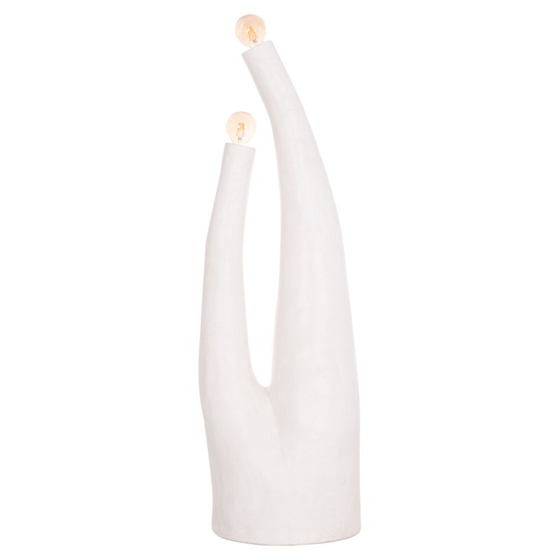 ΔΙΑΚΟΣΜΗΤΙΚΟ ΦΩΤΙΣΤΙΚΟ ΔΑΠΕΔΟΥ TUSKEN HM4702.02 FIBER CEMENT-ΛΕΥΚΟ 50x43x145Υεκ