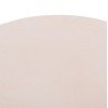 ΤΡΑΠΕΖΙ ΣΑΛΟΝΙΟΥ ΣΤΡΟΓΓΥΛΟ ALLAN HM18162.02 FIBER CEMENT ΣΕ ΛΕΥΚΟ--Φ92x49Υεκ.