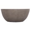 ΤΡΑΠΕΖΙ ΣΑΛΟΝΙΟΥ ΣΤΡΟΓΓΥΛΟ ALLAN HM18162.03 FIBER CEMENT ΣΕ ΓΚΡΙ--Φ92x49Υεκ.