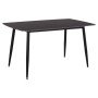ΤΡΑΠΕΖΙ RAVEN HM18149.02 ΚΕΡΑΜΙΚΟ TOP ΜΕ ΟΨΗ ΜΑΥΡΟ ΜΑΡΜΑΡΟ 140x80x74Υεκ.