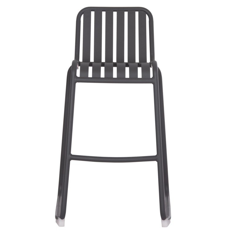 ΣΚΑΜΠΟ ΜΠΑΡ ΑΛΟΥΜΙΝΙΟΥ RACHEL HM6341.01 ΓΚΡΙ 47x56,5x98,5Υεκ.