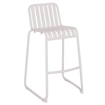 ΣΚΑΜΠΟ ΜΠΑΡ ΑΛΟΥΜΙΝΙΟΥ RACHEL HM6341.02 ΛΕΥΚΟ 47x56,5x98,5Υεκ.