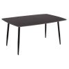 ΤΡΑΠΕΖΙ RAVEN HM18150.02 ΚΕΡΑΜΙΚΟ TOP ΜΕ ΟΨΗ ΜΑΥΡΟ ΜΑΡΜΑΡΟ 160x80x74Υεκ.